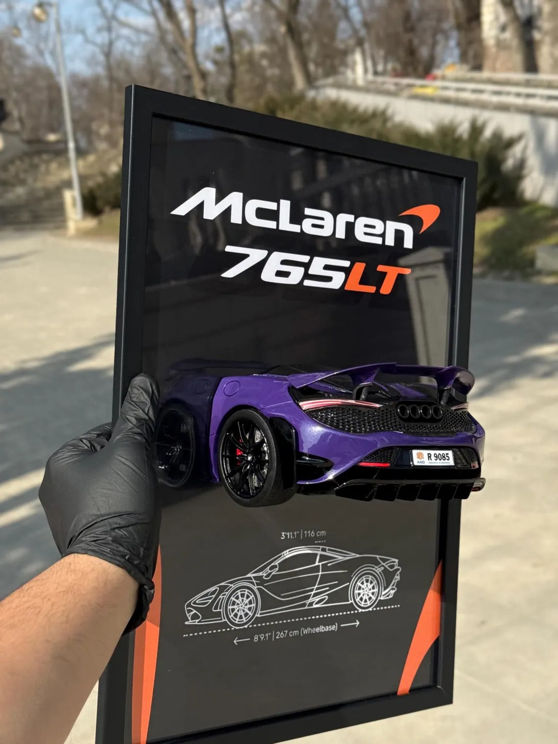 MCLAREN 765LT 3D FRAME